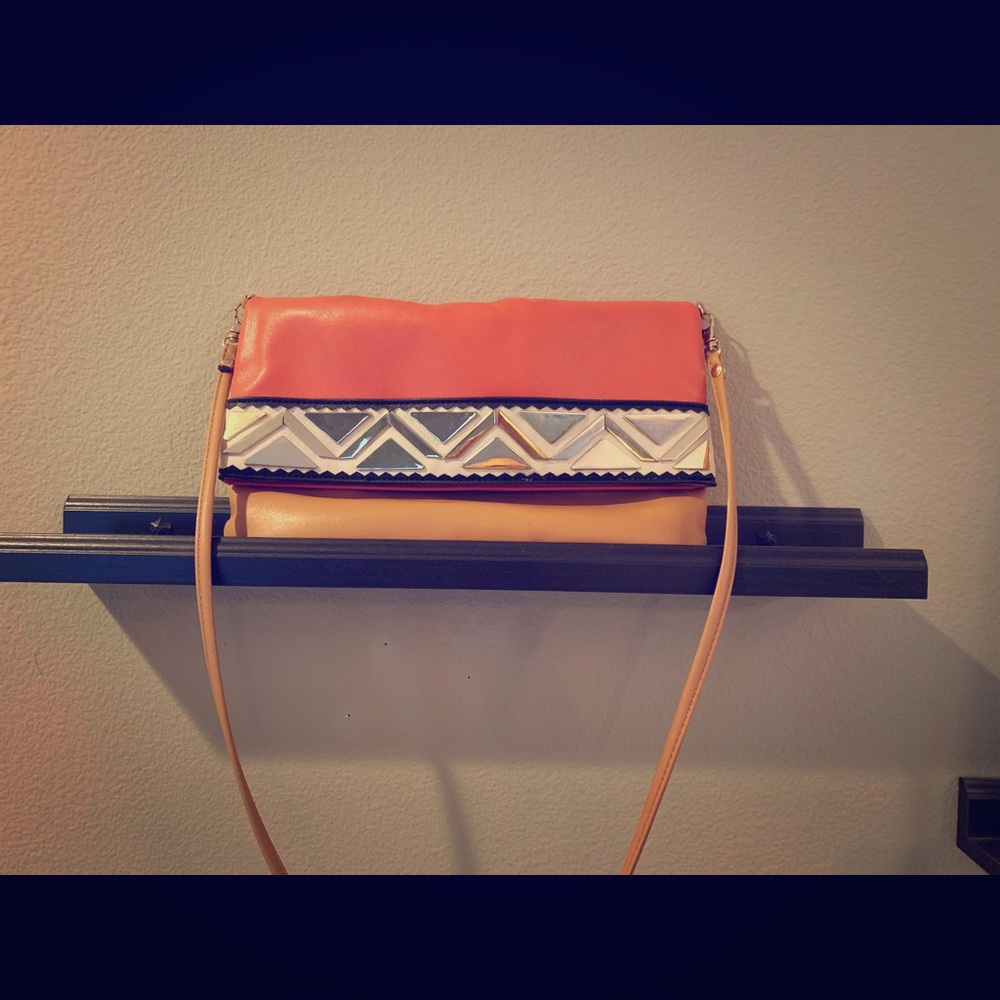 ALDO cross body fold over handbag